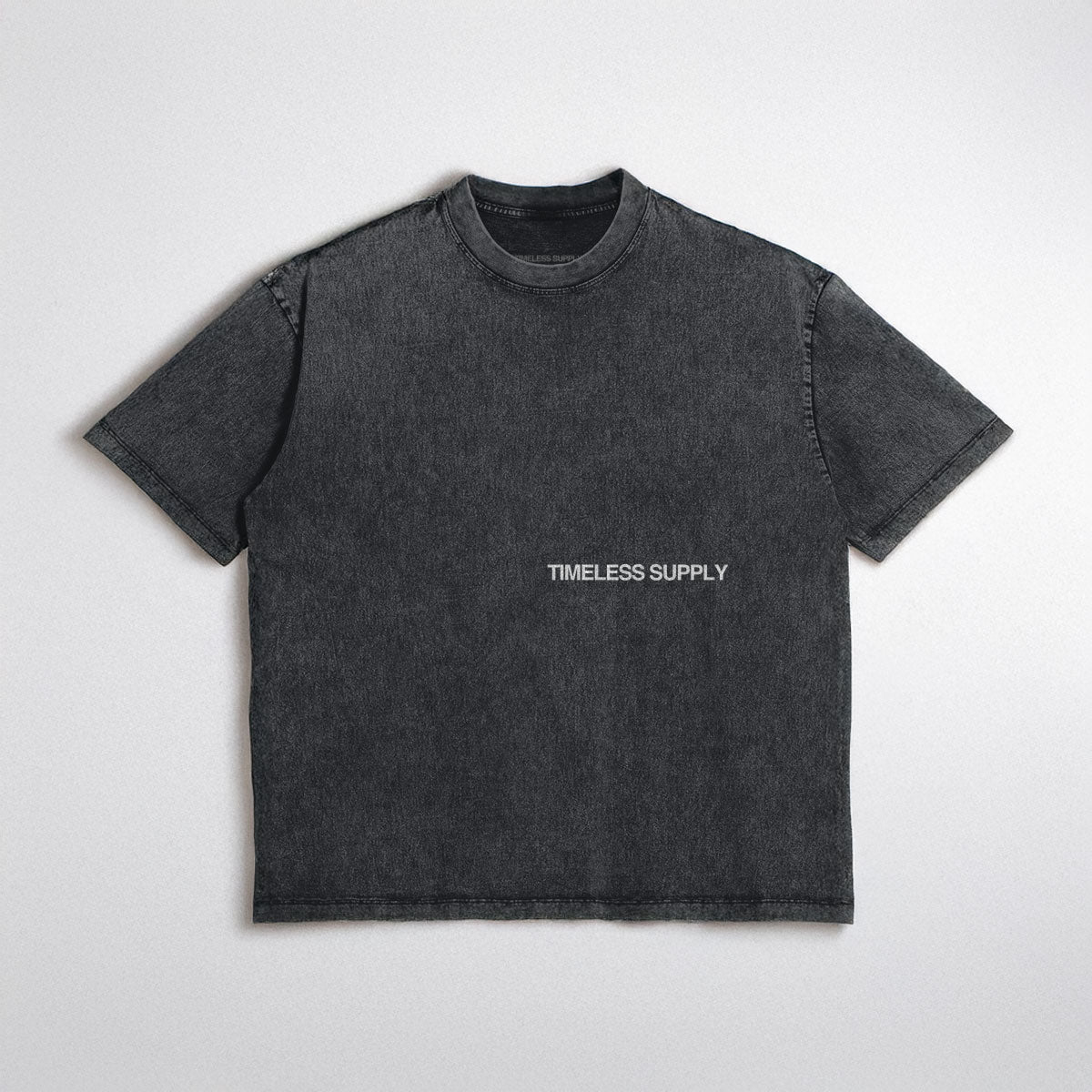 Stone Wash Oversized Logo Tee