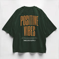 Positive Vibes Premium Oversized Graphic Tee