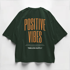 Positive Vibes Premium Oversized Tee