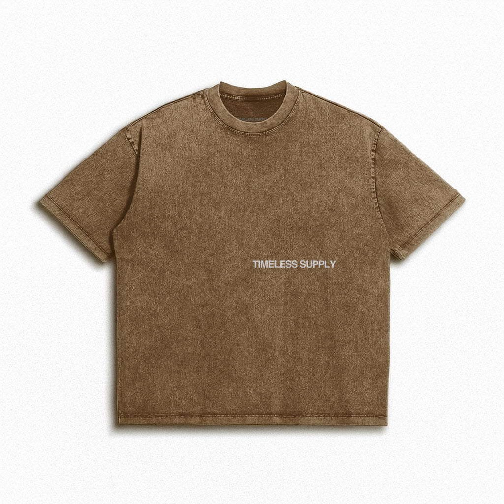 Stone Wash Oversized Logo Tee