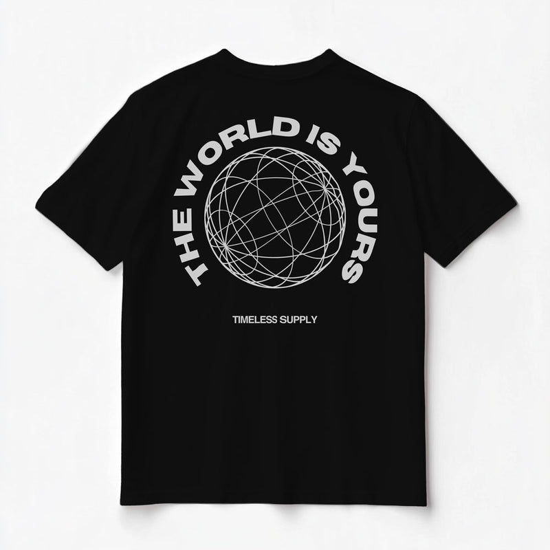 World is Yours Oversized Graphic Tee
