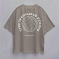 World is Yours Premium Oversized Graphic Tee