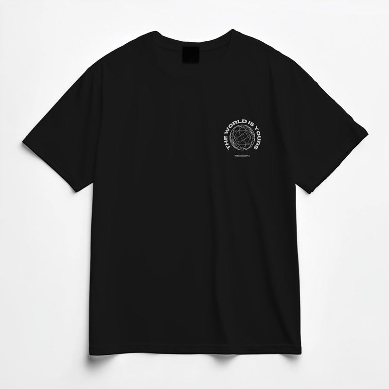 World is Yours Oversized Graphic Tee